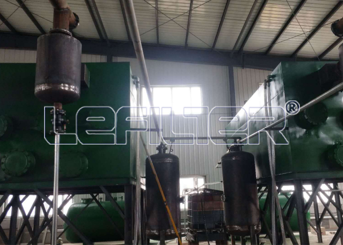 15 tons of waste tire refining equipment