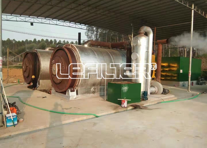 Best selling 10tpd waste oil sludge pyrolysis plant