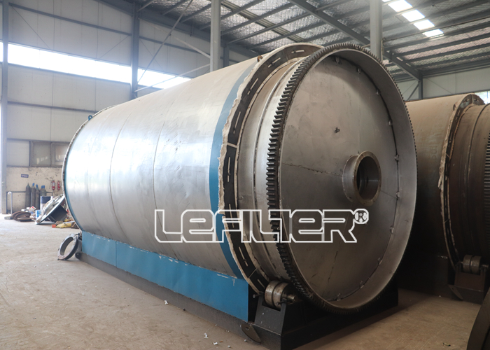 10 t waste tyre /plastic pyrolysis plant to fuel oil