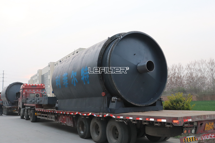 12TPD Used Tyre Recycling Pyrolysis Equipment Waste Plastic