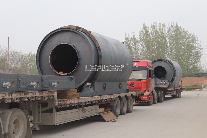 Batch Waste Tyre Pyrolysis Plant with EU Emission Standard